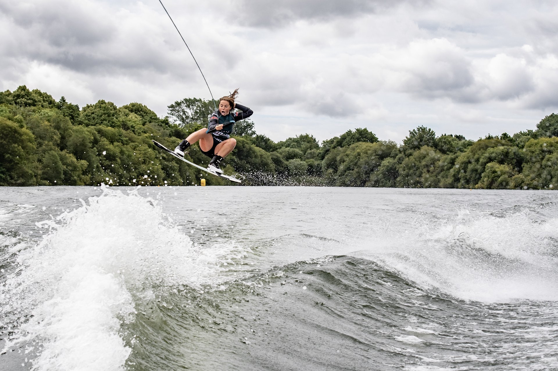 Ava Sherfield at the 2022 Malibu Boats UK Wakeboard And Wakesurf Nationals